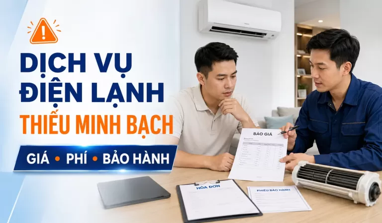 Cảnh báo dịch vụ điện lạnh