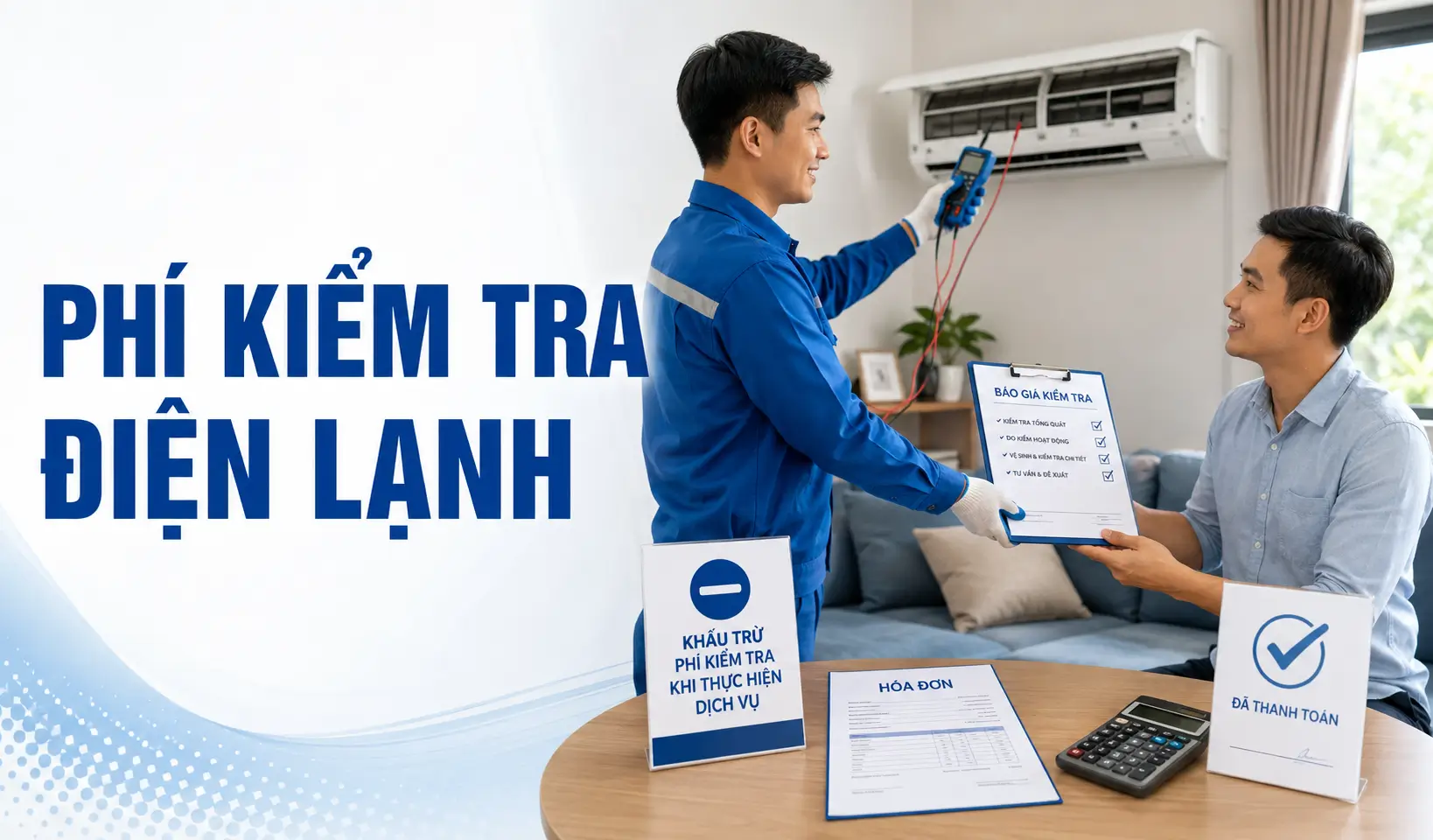 Phí Kiểm Tra Điện Lạnh: Báo Trước, Khấu Trừ, Hóa Đơn
