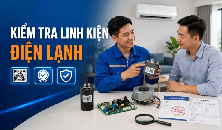 kiểm tra linh kiện điện lạnh