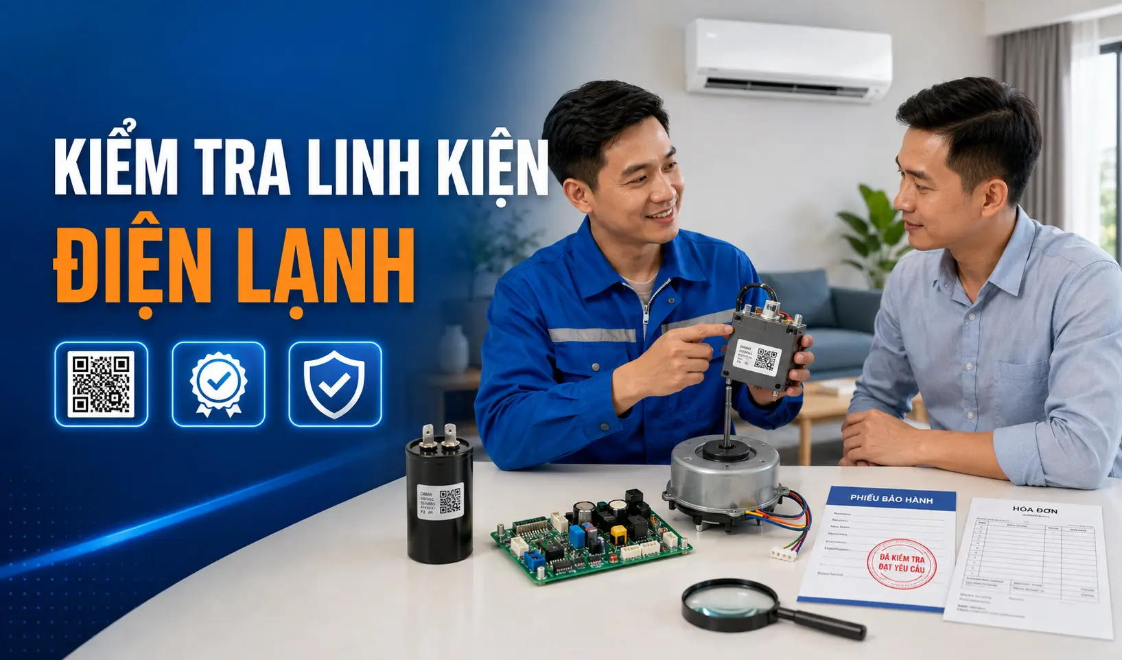 Cách kiểm Tra Linh Kiện Điện Lạnh: Mã, Tem, Bảo Hành Đúng Cách