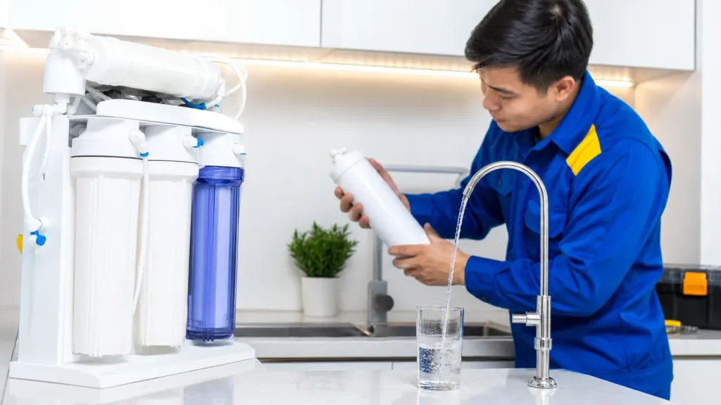 Máy lọc nước chảy yếu: dấu hiệu cần thay lõi hay kiểm tra bơm?